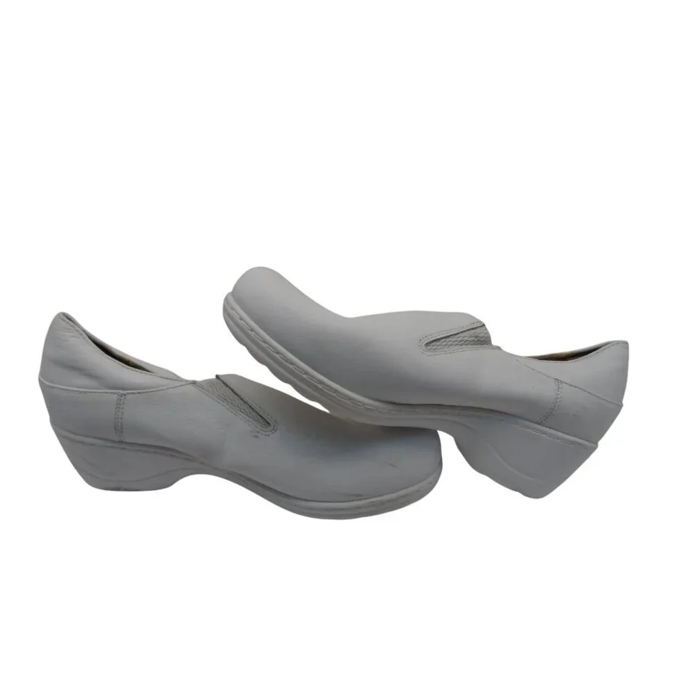 Nurse Mates Women's Slip-On Kate Slip-Resistant Work Shoes White Size 7.5M - Picture 7 of 9